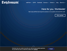 Tablet Screenshot of evolveum.com